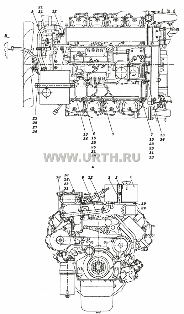 6520-1311005-76 Установка расширительного бачка